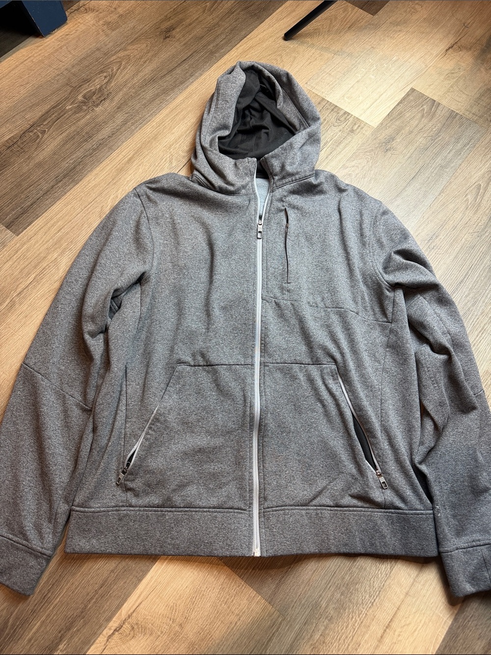 Men's lululemon Gray Full-Zip Hooded Sweater